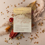 Zaproszenia ślubne Minimalistyczne Nowoczesne Zaproszenia Ślubne złote,  zaproszenia na ślub marmur, proste zaroszenia slubne zlote marmurkowe2