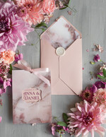 Zaproszenia ślubne Minimalistyczne Proste Zaproszenia Ślubne Marmurkowe  Minimalistyczne Zaproszenia na Ślub Marmur Zaproszenie Ślubne Kremowe5