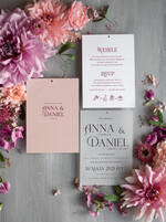 Zaproszenia ślubne Minimalistyczne Proste Zaproszenia Ślubne Marmurkowe  Minimalistyczne Zaproszenia na Ślub Marmur Zaproszenie Ślubne Kremowe7