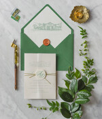 Zaproszenia ślubne Minimalistyczne Proste Zaproszenia Ślubne Minimalistyczne Zaproszenia na Ślub Twoje Miejsce szkicowane Zaproszenie Ślubne Zielone1