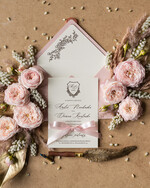 Zaproszenia ślubne Minimalistyczne Proste Zaproszenia Ślubne z Monogramem Minimalistyczne Zaproszenia na Ślub Delikatne Zaproszenie Ślubne3