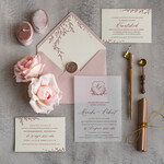 Zaproszenia ślubne Minimalistyczne Minimalistyczne Zaproszenia ślubne Romantyczne Zaproszenie na Ślub na kalce 0