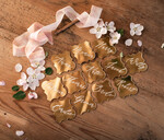 Winietki Eleganckie ręcznie robione winietki ślubne wizytówki dla gości weselnych, winietki na złotym lustrze, ekskluzywne winietki na ślub 10