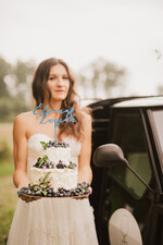 Figurki na tort / cake topper statuetki akryl kolorowy topper na tort weselny3