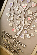 Prezenty, Podziękowania dla Rodziców Podziękowania dla rodziców w ramie Podziękowania upominki dla rodziców rustykalne wesele rama wasze imiona, drewniane serduszka na podziękowania dla Rodziców4