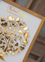 Prezenty, Podziękowania dla Rodziców Podziękowania dla rodziców w ramie złote drzewko podziękowania dla rodziców prezent dla rodziców w dniu ślubu1