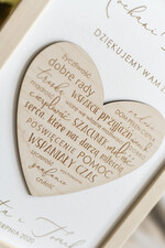 Prezenty, Podziękowania dla Rodziców Podziękowania dla rodziców w ramie podziękowania ślubne dla rodziców prezenty dla mamy i taty z okazji ślubu   3