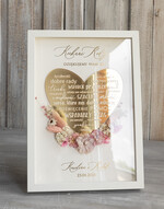 Prezenty, Podziękowania dla Rodziców Podziękowania dla rodziców w ramie Ślubne podziękowania dla Rodziców na weselu, złote podziękowanie dla Mamy i Taty, wzruszający prezent ślubne rodzicom9