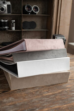 Albumy ślubne Pudełka na zdjęcia  album na zdjęcia  welurowy album do wklejania zdjęć wybierz kolor kartek    17