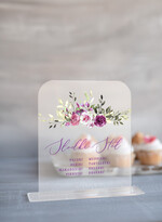 Numery na stół Akryl napis na stół weselny eleganckie najpiękniejsze satynowa pleksi0