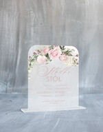 Numery na stół Akryl numerek stojak na stół weselny, przezroczyste najpiekniejsze eleganckie0