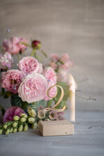 Numery na stół Akryl numery na stoły weselne, nowoczesny pomysł5