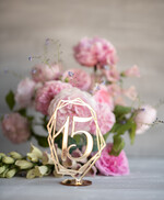 Numery na stół Akryl numery na stół gości weselnych, przezroczyste eleganckie modne2