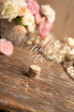 Numery na stół Akryl delikatne eleganckie numerki na stół nowoczesna dekoracja na stół weselny 4