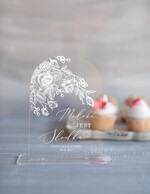 Numery na stół Akryl wyjątkowe numerki na stół weselny przezroczysty akryl, eleganckie numerki na stoły weselne0