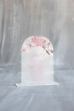 Numery na stół Akryl tabliczka z numerem stołu weselnego, litery złoty akryl0