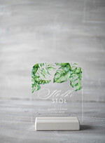 Numery na stół Akryl numerek na stół weselny, eleganckie przezroczyste najpiekniejsze0