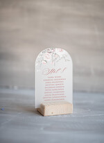 Numery na stół Akryl numerek na stół weselny, przezroczyste bardzo eleganckie0