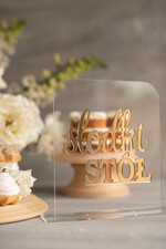 Numery na stół Akryl numery na stoły weselne, przezroczyste najpiekniejsze eleganckie1