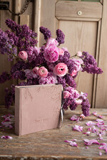 Księgi wpisów gości welurowe średni welurowy album na zdjęcia i księga wpisów gości na zdjęcia z fotobudki i polaroidy   9