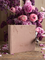 Księgi wpisów gości welurowe średni welurowy album na zdjęcia i księga wpisów gości na zdjęcia z fotobudki i polaroidy   0