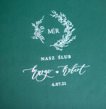 Księgi wpisów gości welurowe księga wpisów gości skórzana zielona, na życzenia zdjęcia z fotobudki, pamiątkowa księga Gości 11