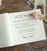 Księgi wpisów gości welurowe duża welurowa księga gości kwadratowa na zdjęcia polaroid i zyczenia   3