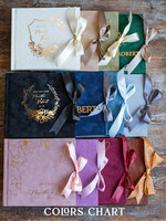 Księgi wpisów gości welurowe księgi pamiątkowe i albumy na wpisy gości weselnych, na zdjęcia polaroid i zyczenia od gosci, welurowa ksiega wpisow gosci8