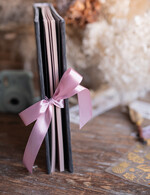 Księgi wpisów gości welurowe księga gości na wesele pamiątka ślubu, welurowa szara duża księga wpisów gości, złote litery na okładce 4