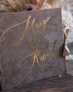 Księgi wpisów gości welurowe ksiega gosci na zdjecia, ręcznie szyta księga wpisów gości, welurowa okładka złote napisy 7