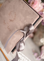 Księgi wpisów gości welurowe mała welurowa księga gości weselnych z ankietami lub waszymi wydrukami na ploaroidy i fotki z fotobudki   11