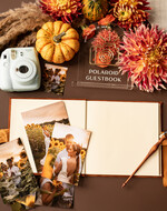 Księgi wpisów gości welurowe elegancka księga gości i album na zdjęcia w jednym, album na życzenia i zdjęcia z fotobudki, pamiątkowa welurowa księga wpisów gości 9