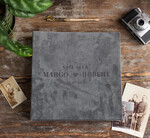 Księgi wpisów gości welurowe duża welurowa ksiega gosci weselnych na zdjęcia z fotobudki i polaroidy wybierz kolor kartek0