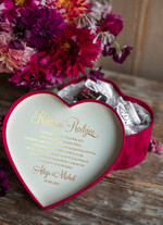 Prezenty, Podziękowania dla Rodziców Pudełka welurowe  pomysł na prezent dla Rodziców welurowe pudełko miód z dodatkami 4