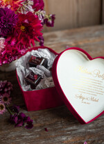 Prezenty, Podziękowania dla Rodziców Pudełka welurowe  pomysł na prezent dla Rodziców welurowe pudełko miód z dodatkami 6