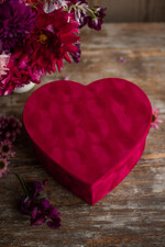 Prezenty, Podziękowania dla Rodziców Pudełka welurowe  pomysł na prezent dla Rodziców welurowe pudełko miód z dodatkami 7