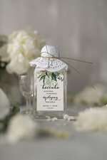 Podziękowania dla Gości Weselnych Butelki prezenty dla gości na weselu, malutkie buteleczki na alkohol0