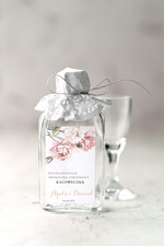 Podziękowania dla Gości Weselnych Butelki prezenciki dla gości weselnych, setki piersiowki buteleczki0