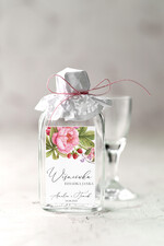 Podziękowania dla Gości Weselnych Butelki podarunki dla gości weselnych, buteleczki 100 ml ślubne kacowki0