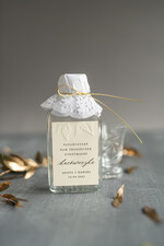 Podziękowania dla Gości Weselnych Butelki ślubne podziękowania dla gości ozdobne buteleczki 1