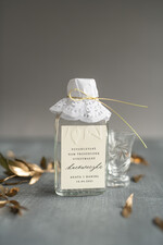 Podziękowania dla Gości Weselnych Butelki ślubne podziękowania dla gości ozdobne buteleczki 0