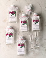 Podziękowania dla Gości Weselnych Butelki prezenciki dla gości weselnych, kacóweczka do własnego wypełnienia1