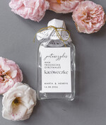 Podziękowania dla Gości Weselnych Butelki prezent dla gości na weselu podziękowania dla gości weselnych, buteleczki 100 ml prezent dla gości na weselu, prezenty dla gości weselnych, kacówka, butelka na własny trunek na prezent dla gości0