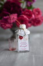 Podziękowania dla Gości Weselnych Butelki podziękowania podarunki dla gości weselnych, buteleczki z alkoholem dla gosci0