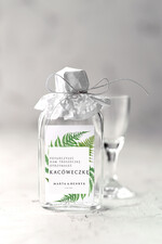 Podziękowania dla Gości Weselnych Butelki prezenciki podziękowania dla gości weselnych, piersiówki z personalizacją0