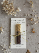 Podziękowania dla Gości Weselnych Czekoladki oryginalne podziękowania dla gości weselnych, czekoladka na podziękowanie dla gości, czekoladki merci dla gości weselnych, eleganckie podziękowania dla gości weselnych 4