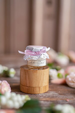 Podziękowania dla Gości Weselnych Miody i słoiczki Nutella podziękowania prezenciki dla gości weselnych niepowtarzalny upominek miodki w słoiczku  1