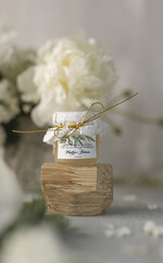 Podziękowania dla Gości Weselnych Miody i słoiczki Nutella podziękowanie dla gości weselnych  miodziki male słodki prezent  0