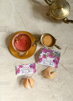 Podziękowania dla Gości Weselnych Ciasteczka z wróżbą upominki ślubne od pary młodej dla gości weselnych, ciastko z wrozba i dedykacja1