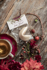 Podziękowania dla Gości Weselnych Ciasteczka z wróżbą podziękowania prezenciki dla gości weselnych, ciastko z wrozba i dedykacja0